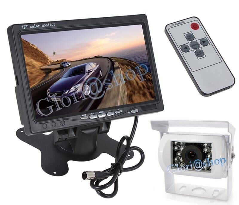 TELECAMERA RETROMARCIA RETROCAMERA AUTO CAMPER 7 LED WIRELESS - Foto 11