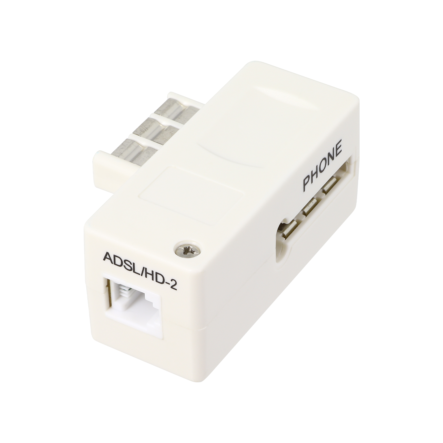 Filtre ADSL prise T Mâle / Femelle + RJ11 Femelle - 3