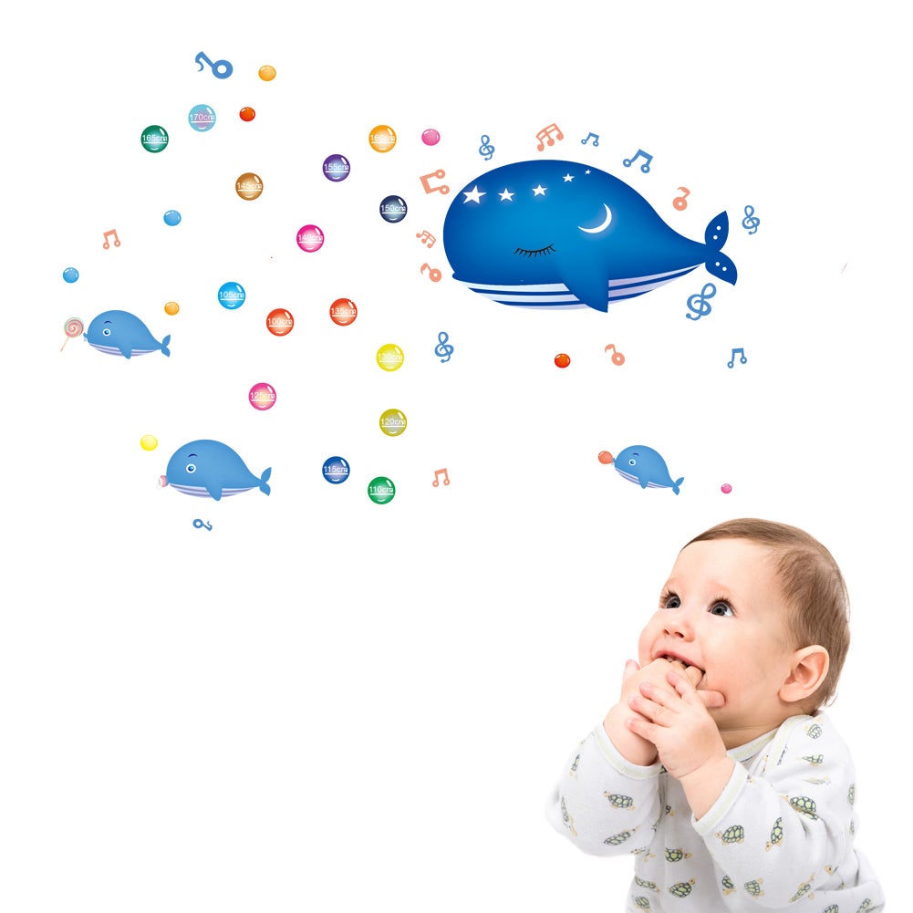 Adesivi balena e bolle - Sticker adesivo - adesivi murali - - 2
