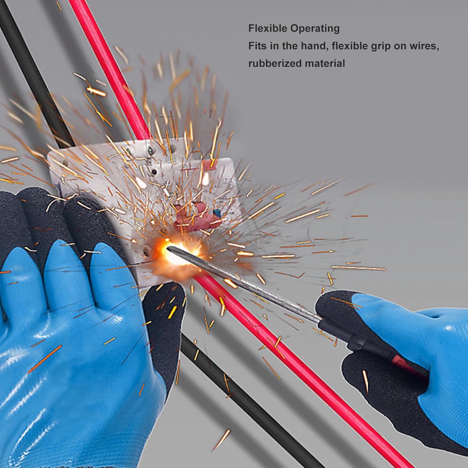 Guantes aislantes de 1000 V para electricistas: protección de seguridad contra alta tensión, trabajo eléctrico fiable. - 4