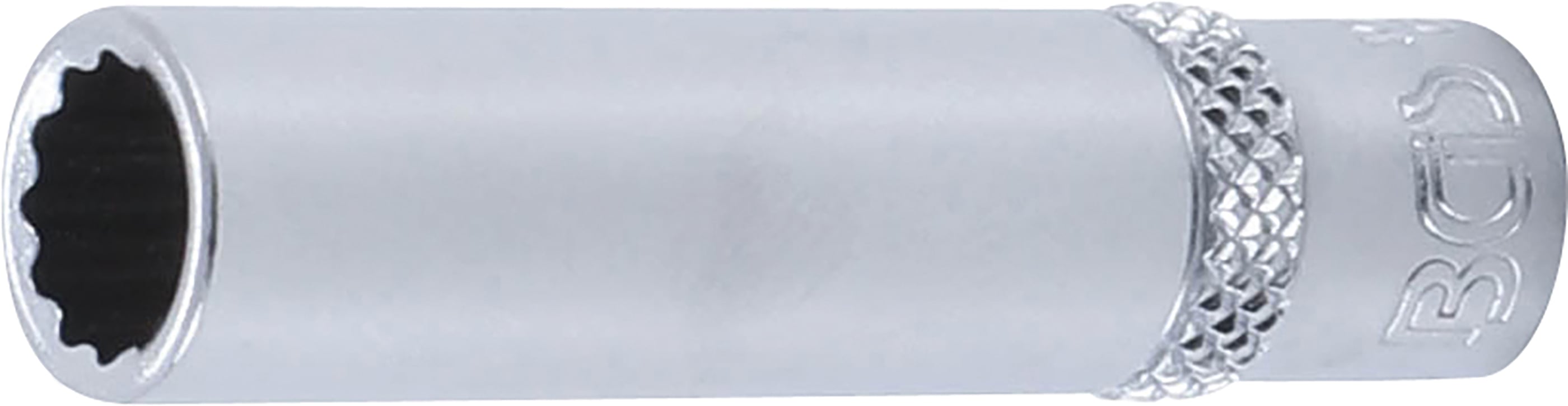 BGS Klucz nasadowy dwunastokątny głęboki Napęd kwadratowy wewnętrzny 6,3 mm (1/4") SW 8 mm - 10708