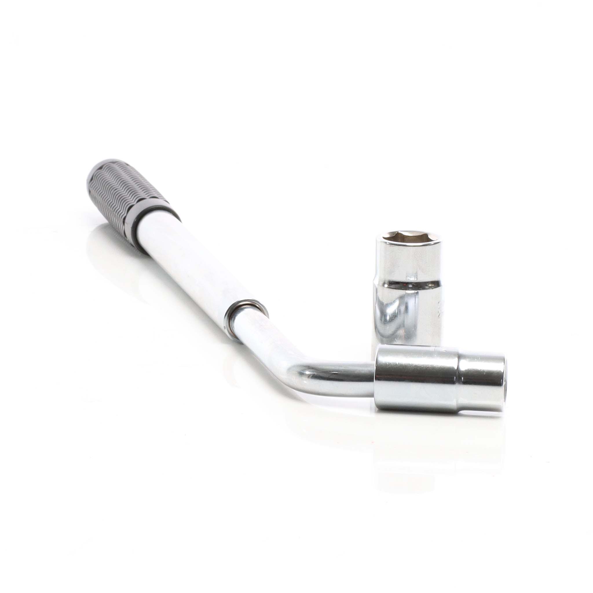 Clé démonte-roue télescopique - longueur 350-530 mm - avec douilles de 17/19 mm et 21/23 mm - Pour écrous de roue Changement pneu… XPOtool - 6