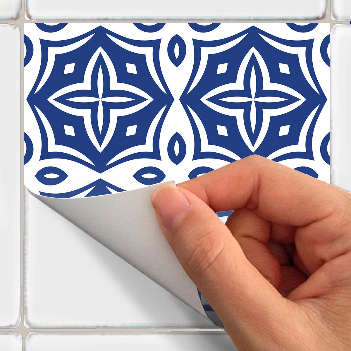 9 adesivi piastrelle di cemento azulejos juanito - Sticker adesivo - adesivi murali - 9stickers15x15cm - 4