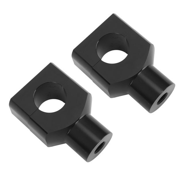 Morsetti per supporto manubrio moto Supporto riser in metallo per manubri da 25 mm di diametro Veicoli elettrici per motociclette (nero)