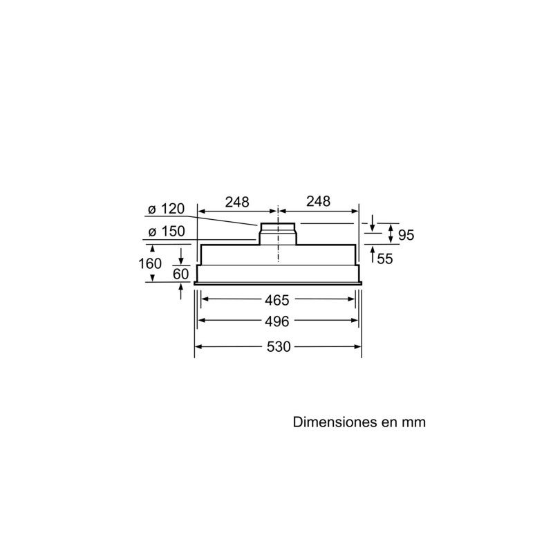.AT.GRUPO FILTRANTE BOSCH DHL555BL 53CM C INOX 618M3/H - 8