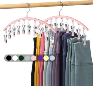 Organizer per Leggings per Armadio, Appendiabiti in Metallo per