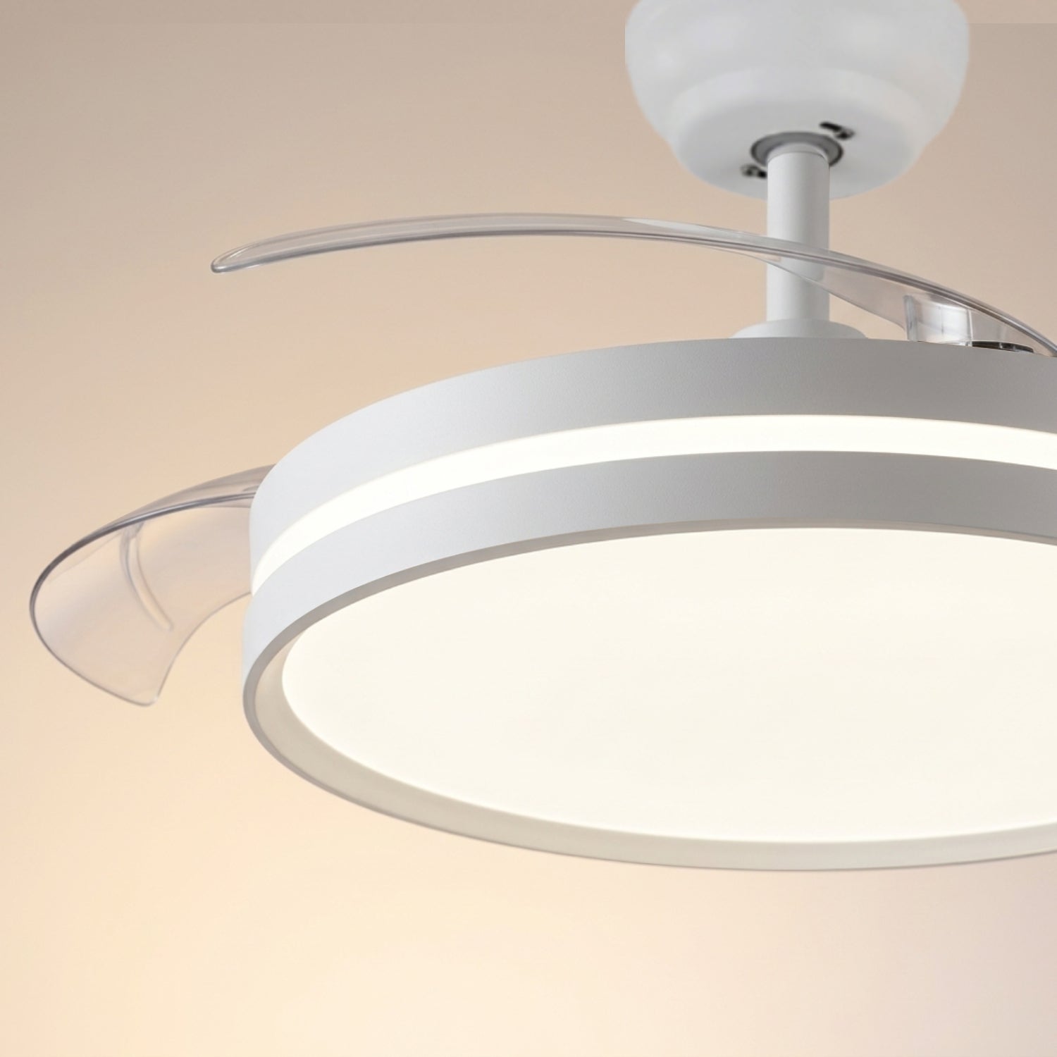 Ventilador de teto com luz ajustável motor DC silencioso - 5