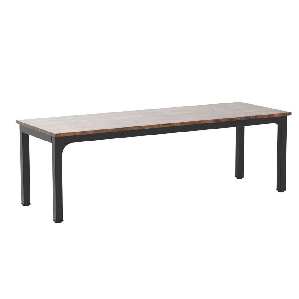 Table à Manger Carrée Industrielle 90x90x75 Cm - Style Rustique - Pour 2-4 Personnes - Cuisine, Salon