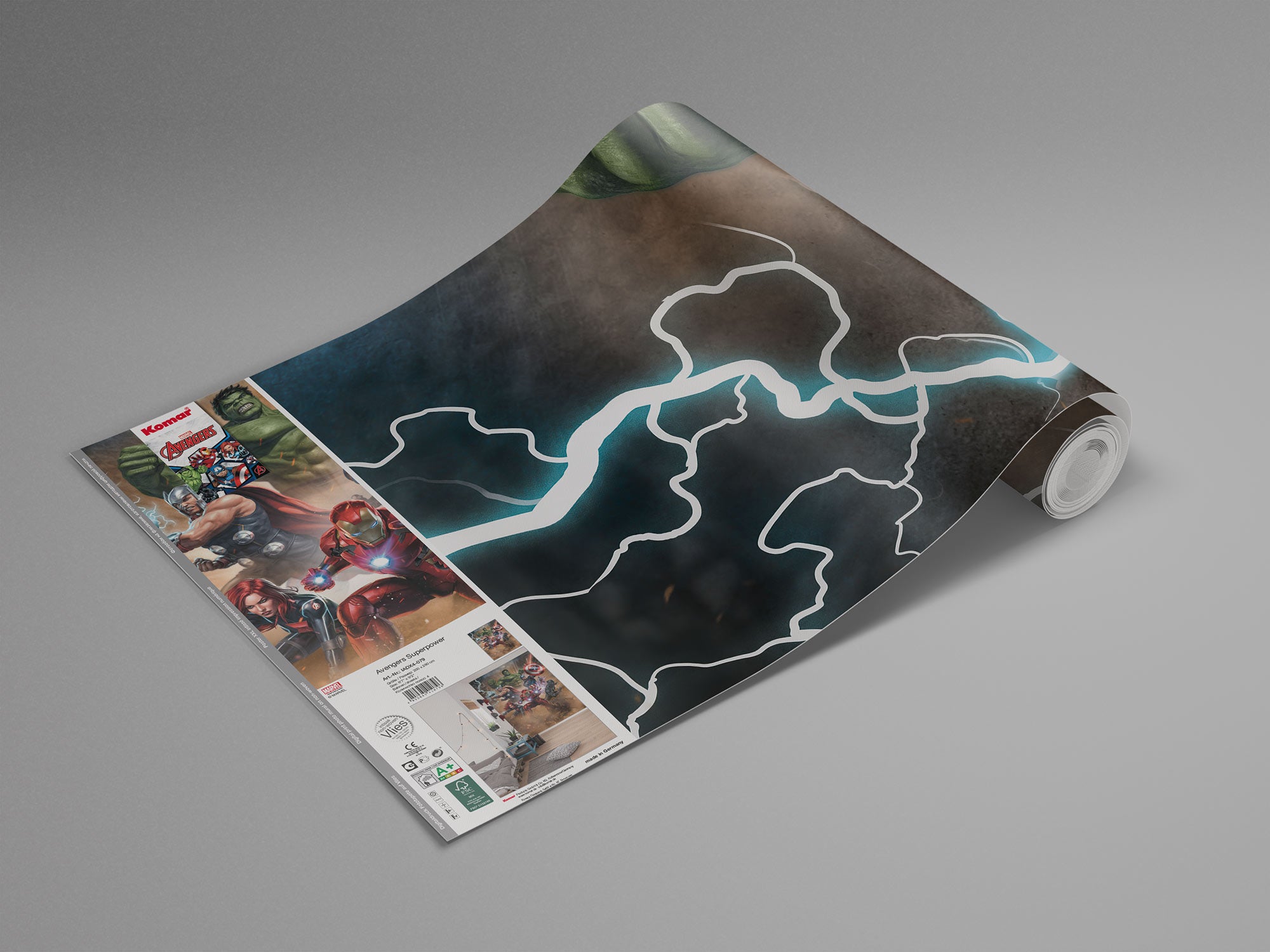 Fotomurale in tessuto non tessuto di Komar - Marvel Avengers Superpower - Dimensione: 200 x 280 cm - 4