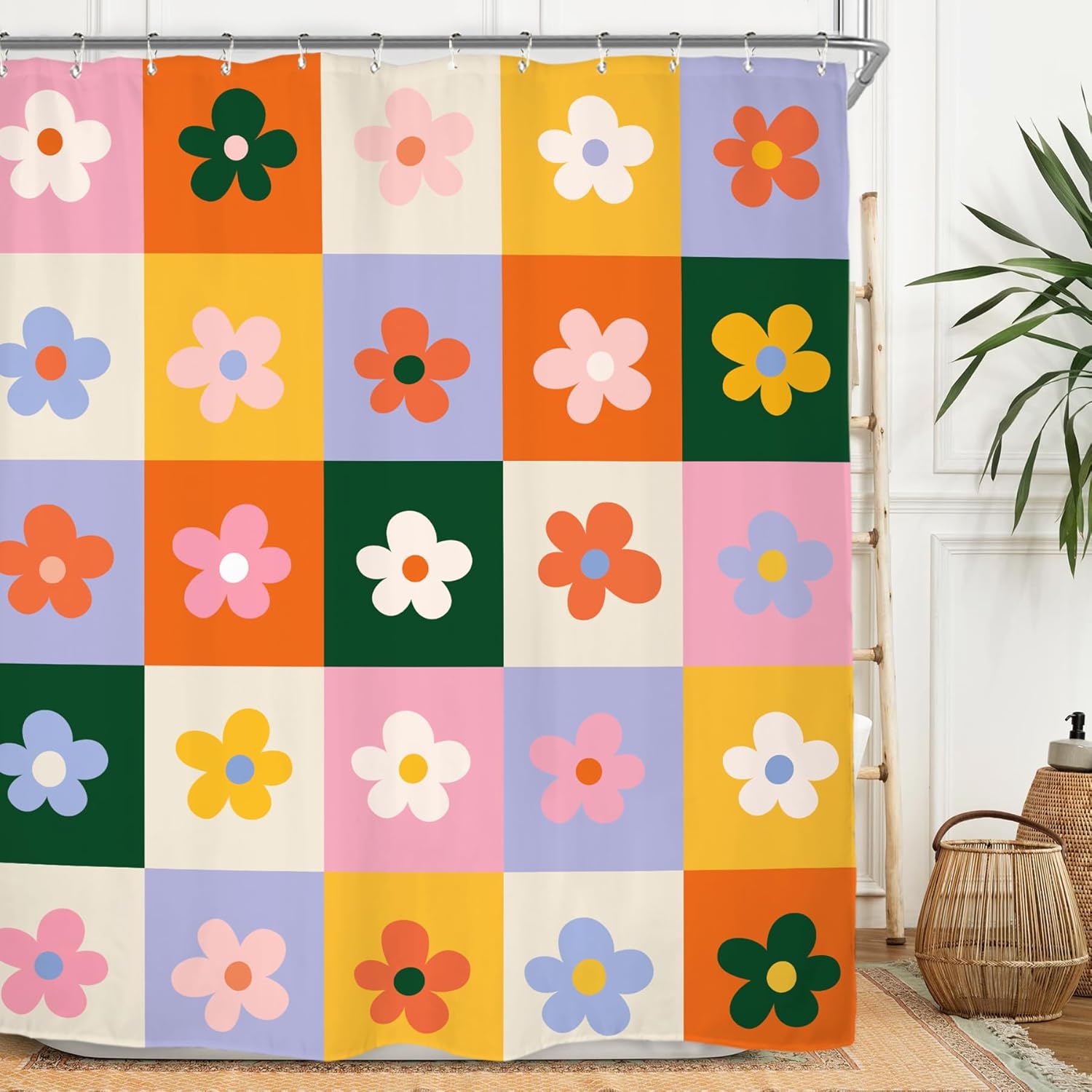 Miyotaa Tenda Per Doccia Con Mucca Highland – 152x180 Cm, Impermeabile, Con 12 Ganci, Divertente Tenda Da Bagno In Poliestere - 2