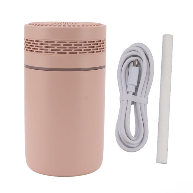 Humidificateur coloré USB Power Night Light Humidificateur Mini Humidificateur de bureau pour voiture pour chambre à coucher Bureau (Rose)