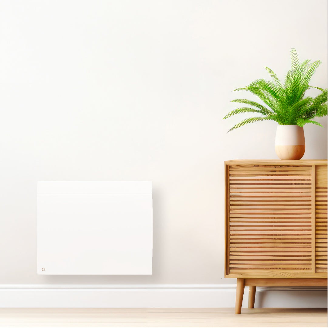 Radiateur électrique fixe connecté WIFI à inertie sèche céramique 1000W Bestherm ILLO CONNECT horizontal blanc - 2