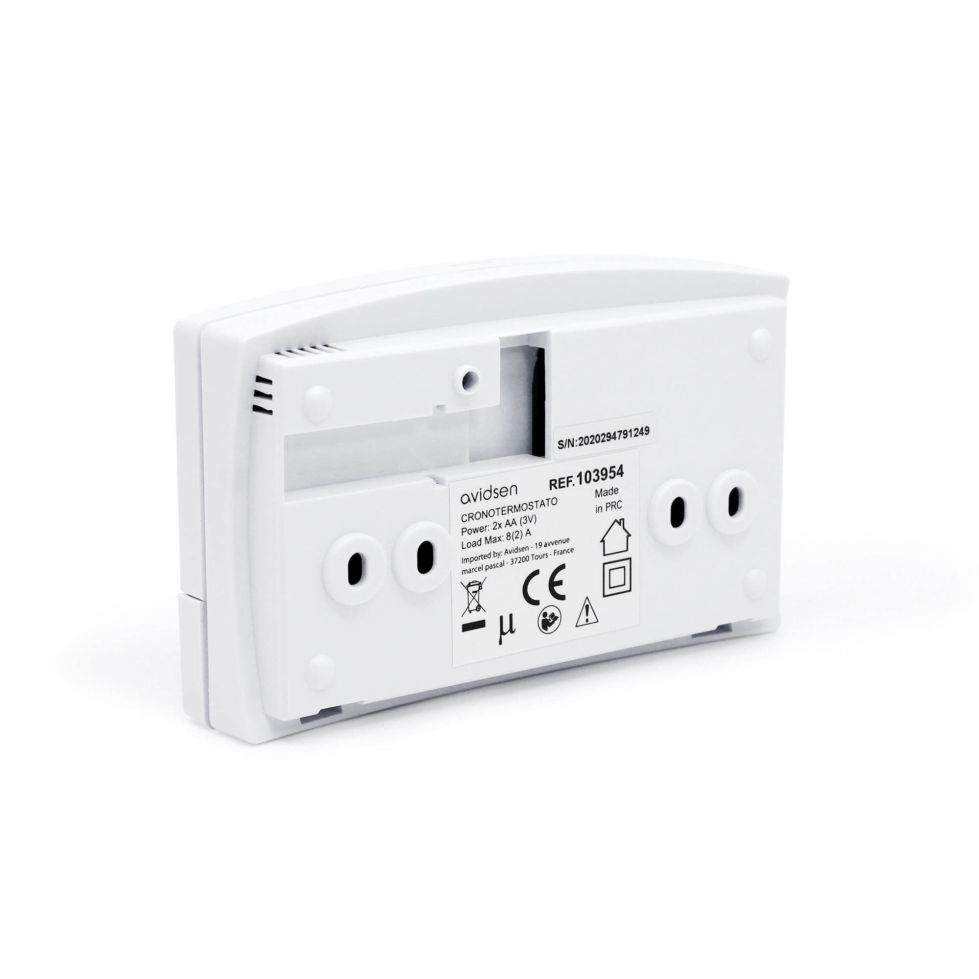 Thermostat programmable filaire pour chauffage ou climatisation - Avidsen - 103954 - 4