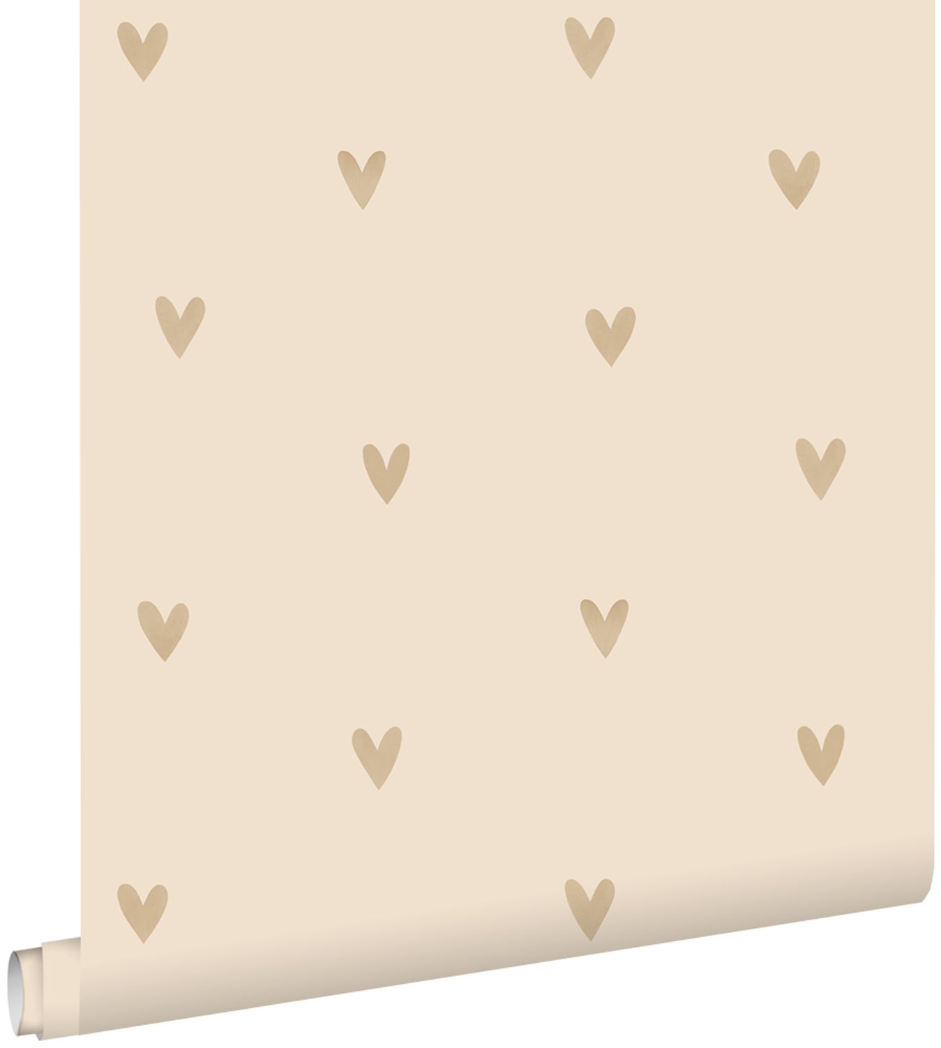 Tapeta kiery beżowym - 53 cm x 10.05 m - ESTAHOME