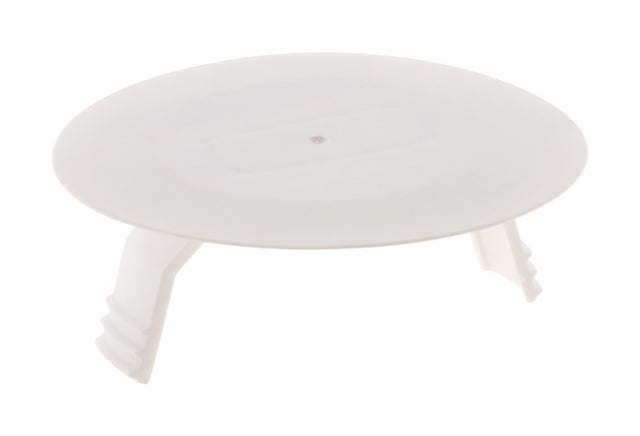 Couvercle de protection boîte Ø80mm + 2 pattes - Blanc - Zenitech