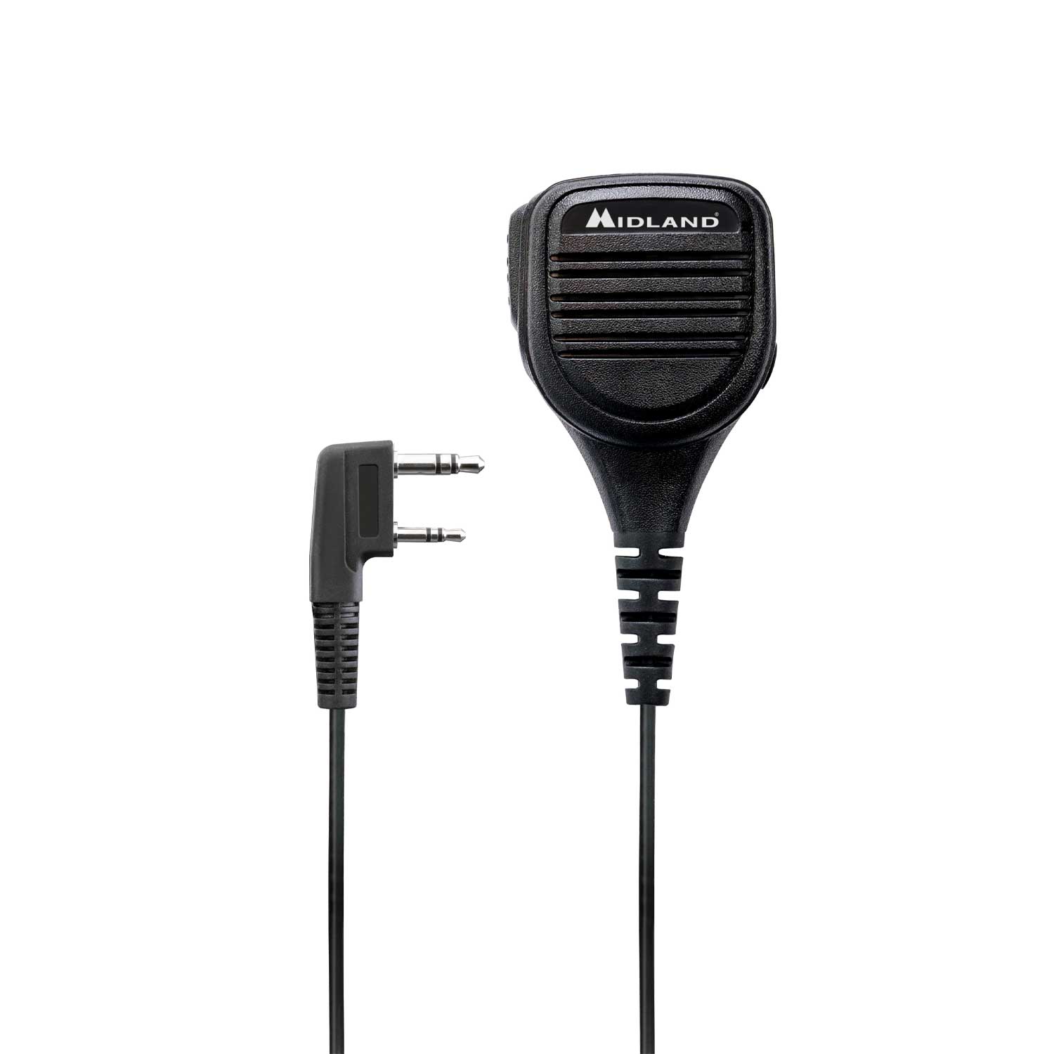 Midland MA25-LK - Microphone Portable Robust Avec Connecteur Kenwood 2 Broches Pour Walkie-Talkies G10 Pro, G11 Pro, CT590 S Et Plus