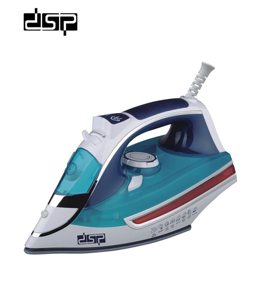 Trade Shop - Ferro Da Stiro A Vapore 2000 W Termostato Vapore Piastra In Ceramica Steam Iron - - 2