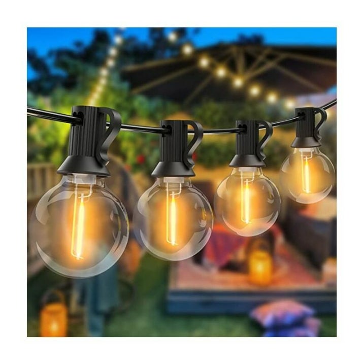 Guirlande Lumineuse Extérieure,15M Guirlande Guinguette LED G40 Ampoules 25+1 Rechange,Guirlande Exterieur Étanche - 4