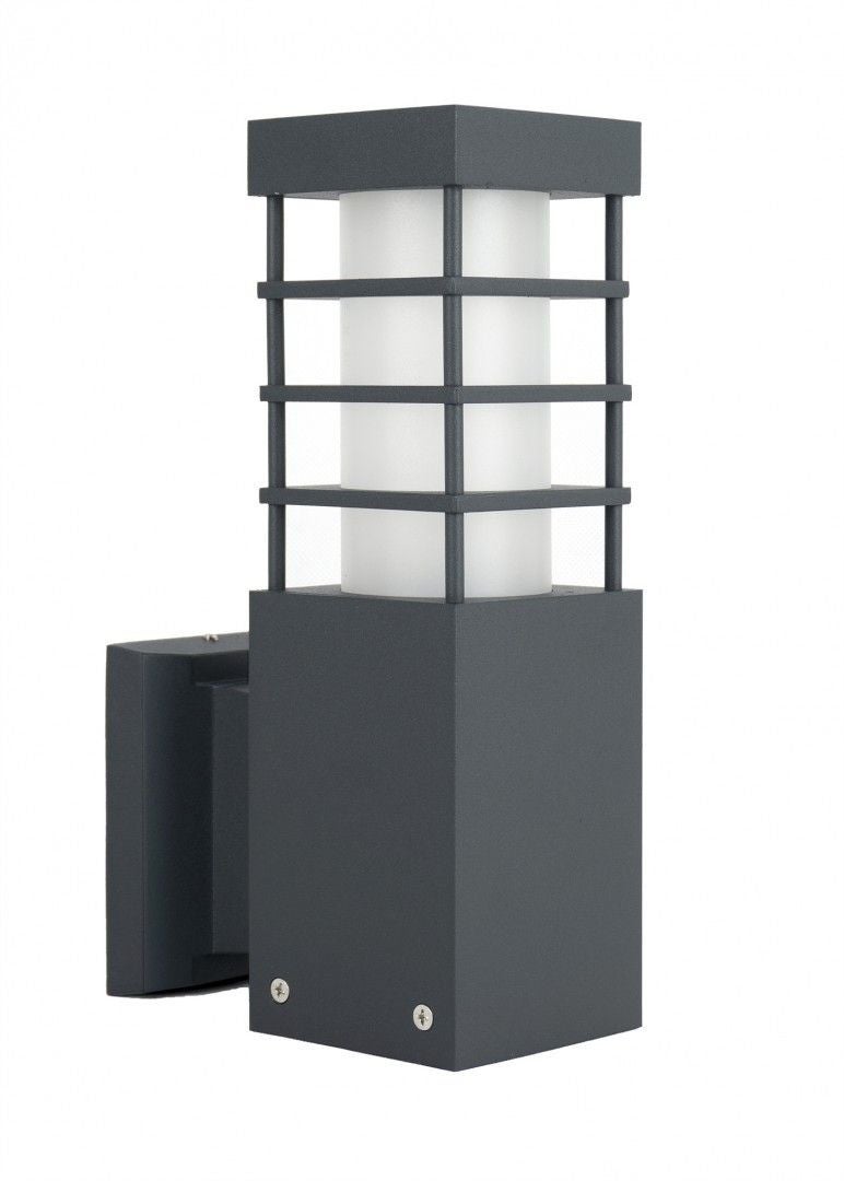 Kinkiet zewnętrzny RADO ciemnoszary 1xE27x18W wym: 25x8x14 cm IP54 SU-MA