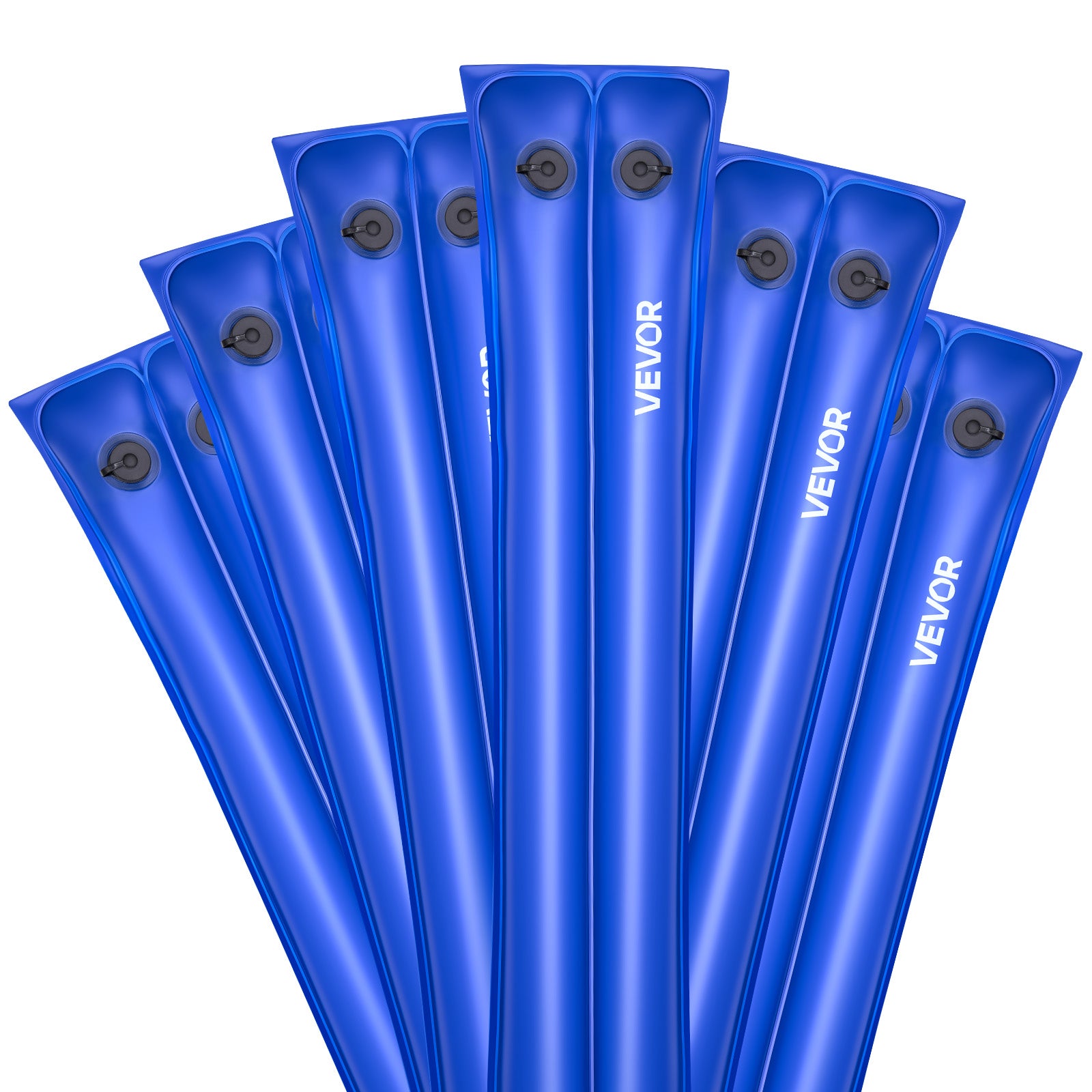 Worki wodne do pokrywy basenu VEVOR 6 sztuk podwojna komora 238 x 30 cm PVC zimowe obciazniki