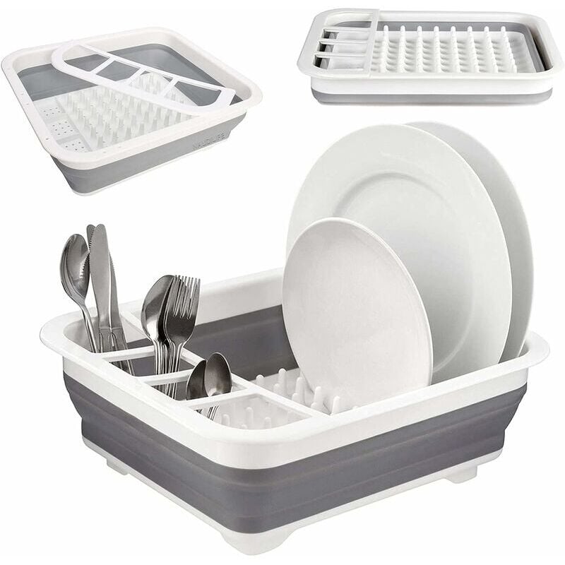 égouttoir Pliable Vaisselle Porte Couverts Pliant évier Cuisine