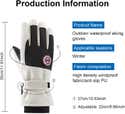 Gants de ski imperméables avec écran tactile pour téléphones Finger Gants de ski imperméables avec écran tactile pour téléphones Finger