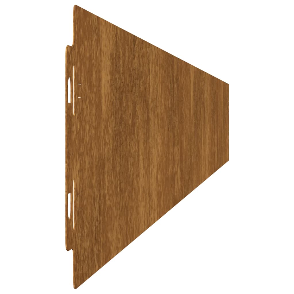 Bordures de pelouse 10 pcs 10x103 cm acier corten flexible - 5