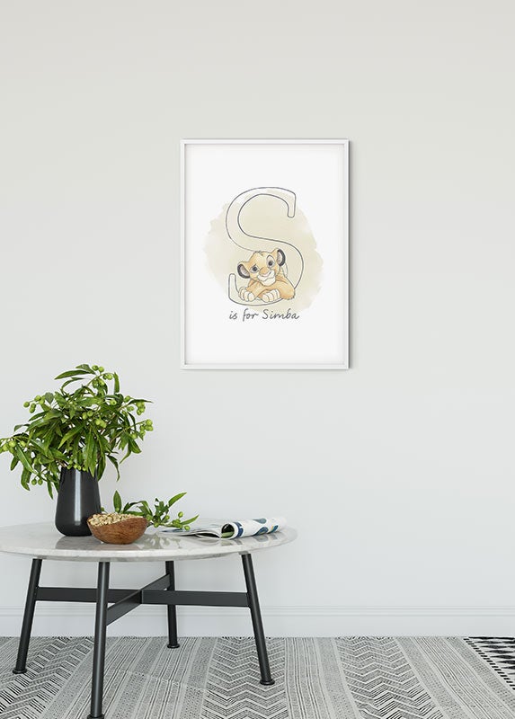 Cartel artístico de komar - disney s like simba - talla: 50 x 70 cm