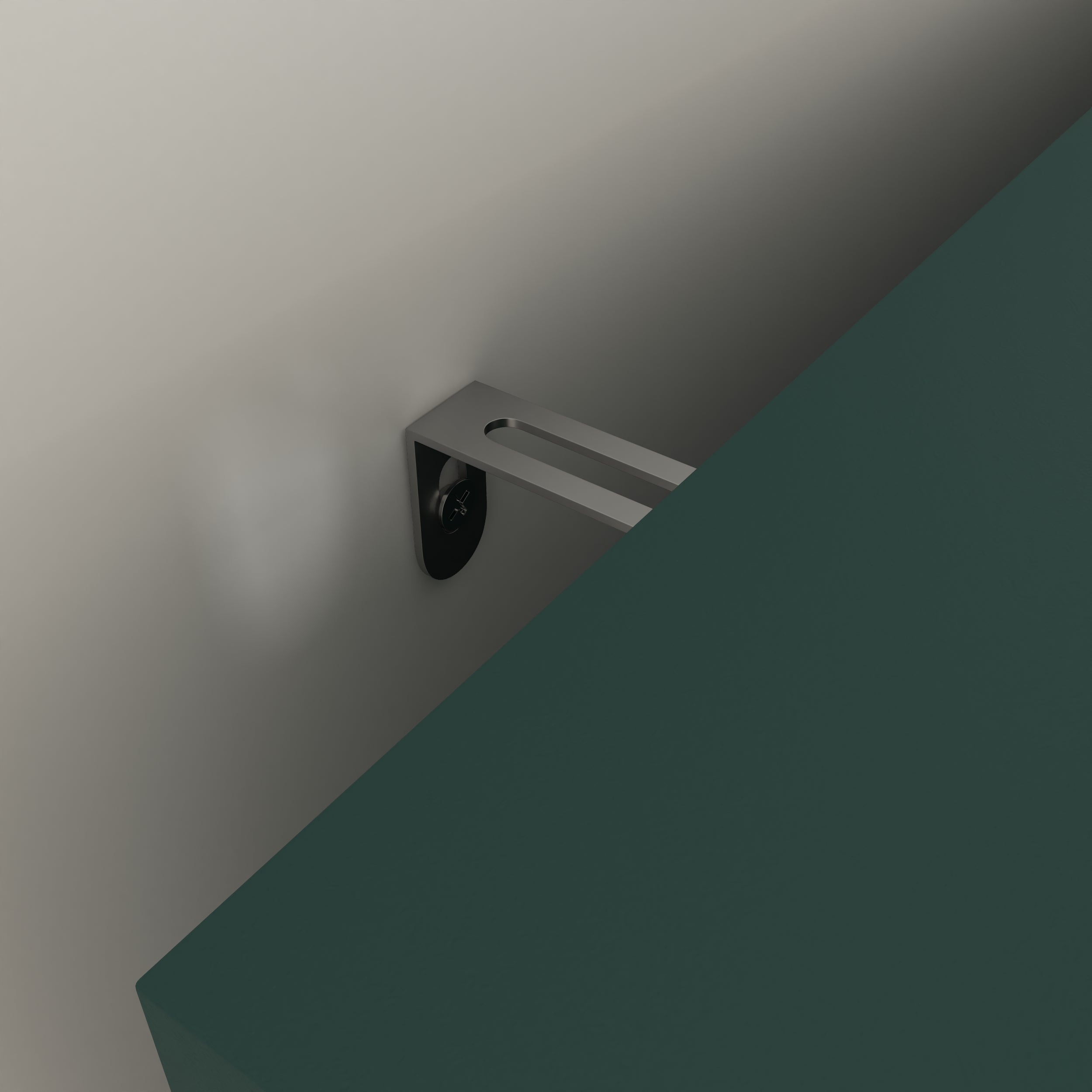 Bibliothèque, Avec 4 Portes En Verre Trempé Et Étagères Réglables , Meuble De Rangement Pour Salon Ou Chambre, Panneau De Particules , Vert - 9