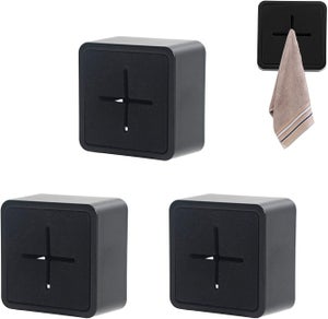Portaspazzolino in silicone a 3 pezzi, gancio adesivo multifunzione Ganci autoadesivi impermeabili per supporto per rasoio da appendere a parete per bagno, cucina, soggiorno, ufficio (giallo