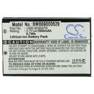 Batterie Compatible Panasonic NV-MX500, MX7, MX8 - 900mAh 7,2V Li-ion | Remplacement Pour CGR-D16, CGR-D28 Et Autres