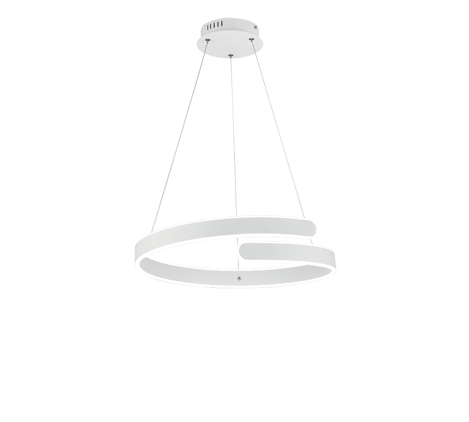 Lampa wisząca Parma biała LED 37W 4000K 4500lm wym: 150 x 50 x 50 cm metal RL