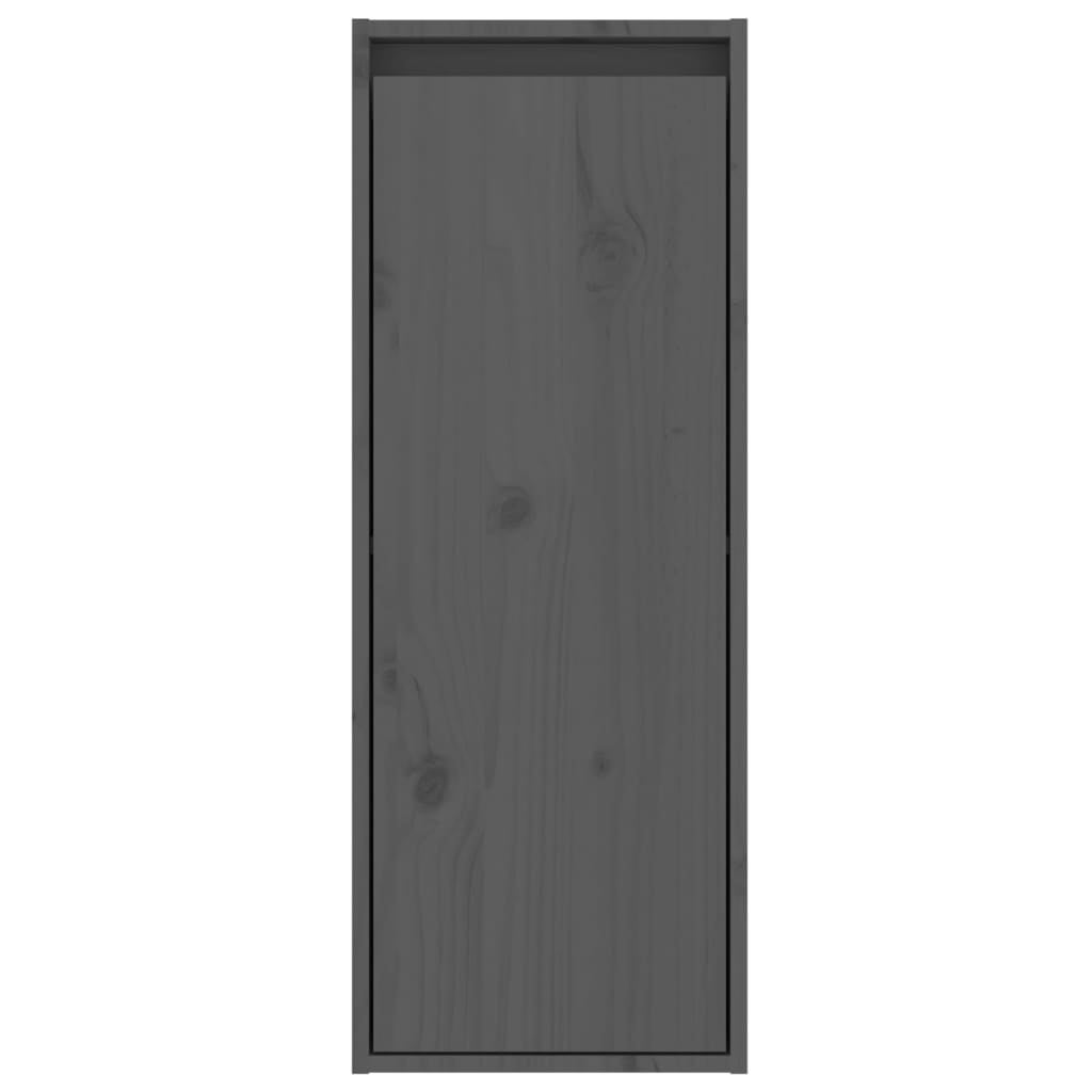 Maison Exclusive - Pensile Grigio 30x30x80 cm in Legno Massello di Pino - 5