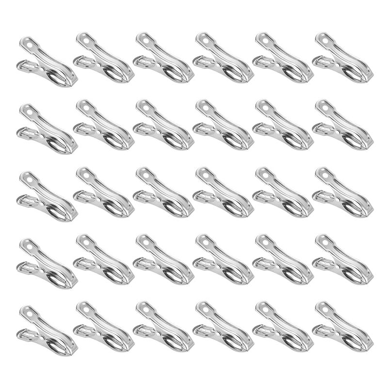 Spinacze do bielizny ze stali nierdzewnej sztuk trwałych klipsów do ręczników spinacze do bielizny do ubrań skarpet uszczelniania żywności zdjęć cm