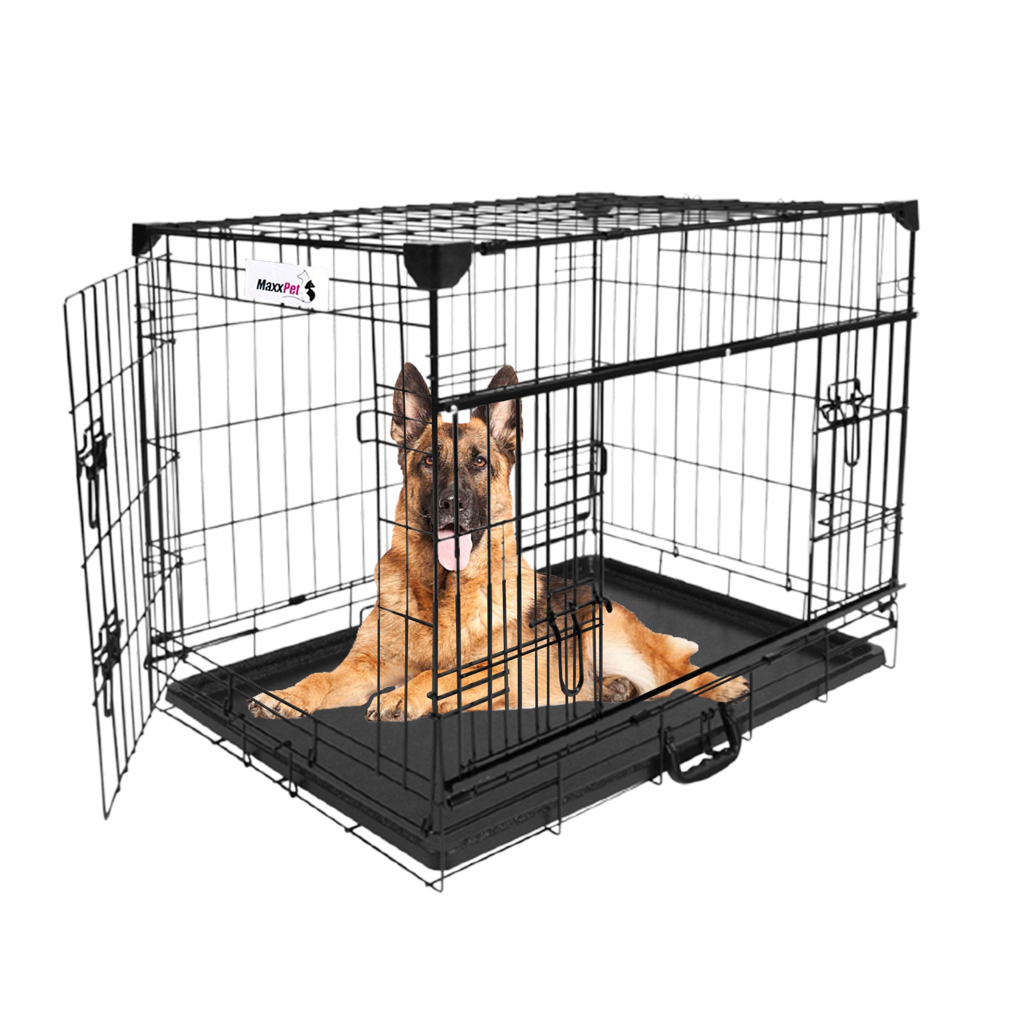 Merlin Cage MaxxPet Cage pour chiens avec porte coulissante - Cage pour chiens ...