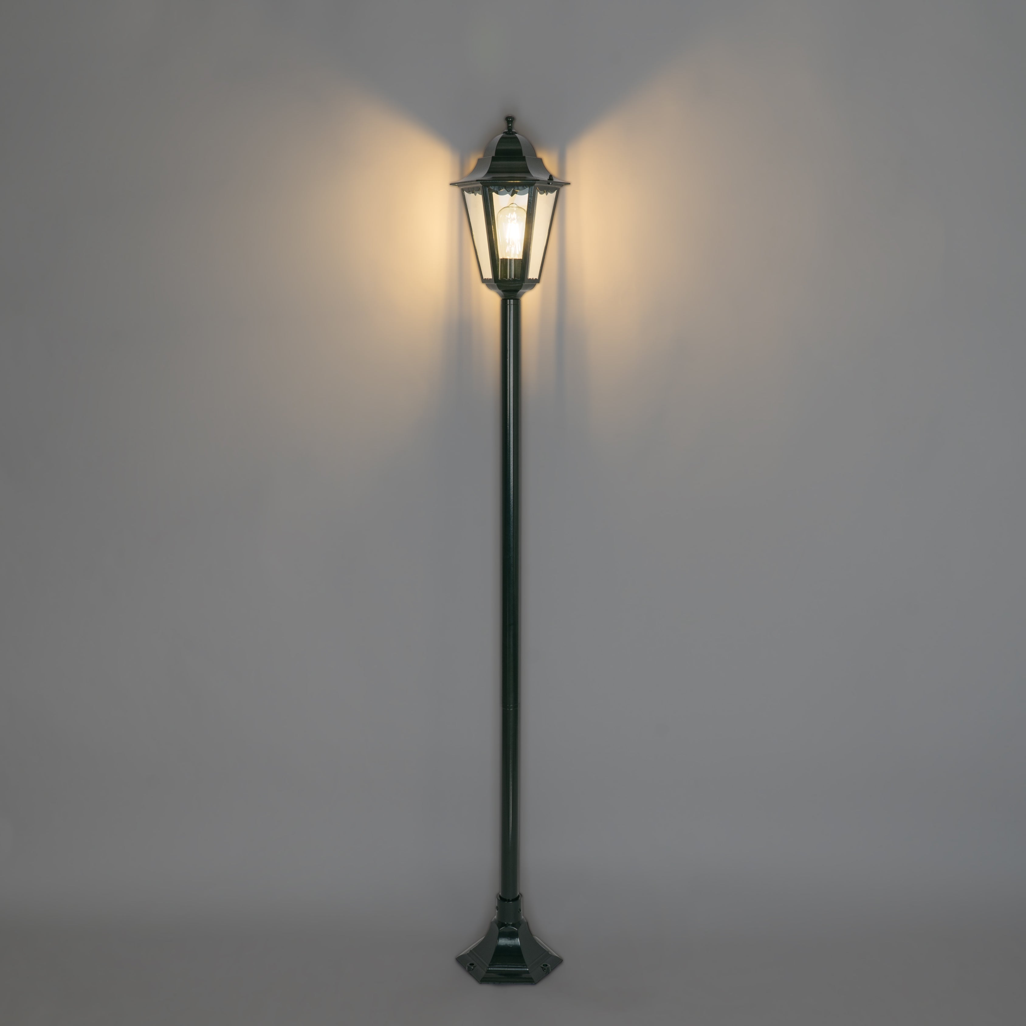 Qazqa classic-antique lanterne da esterno per giardino - New Orleans - verde, max. 60w, compatibile con lampadines LED, e27 - 9