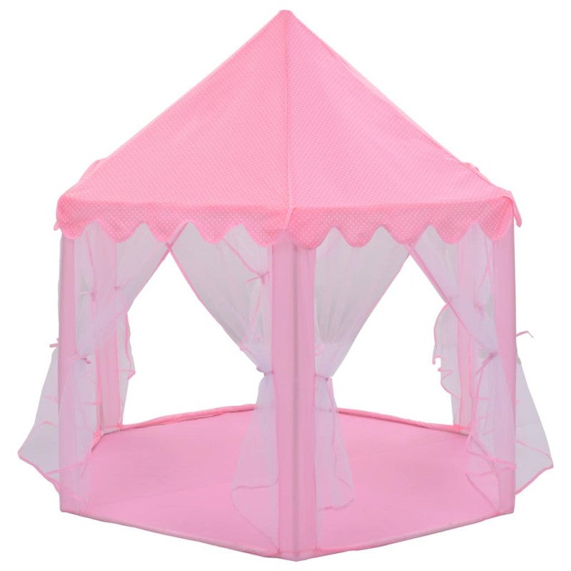 Tente de jeu princesse avec 250 balles Rose 133x140 cm - 3