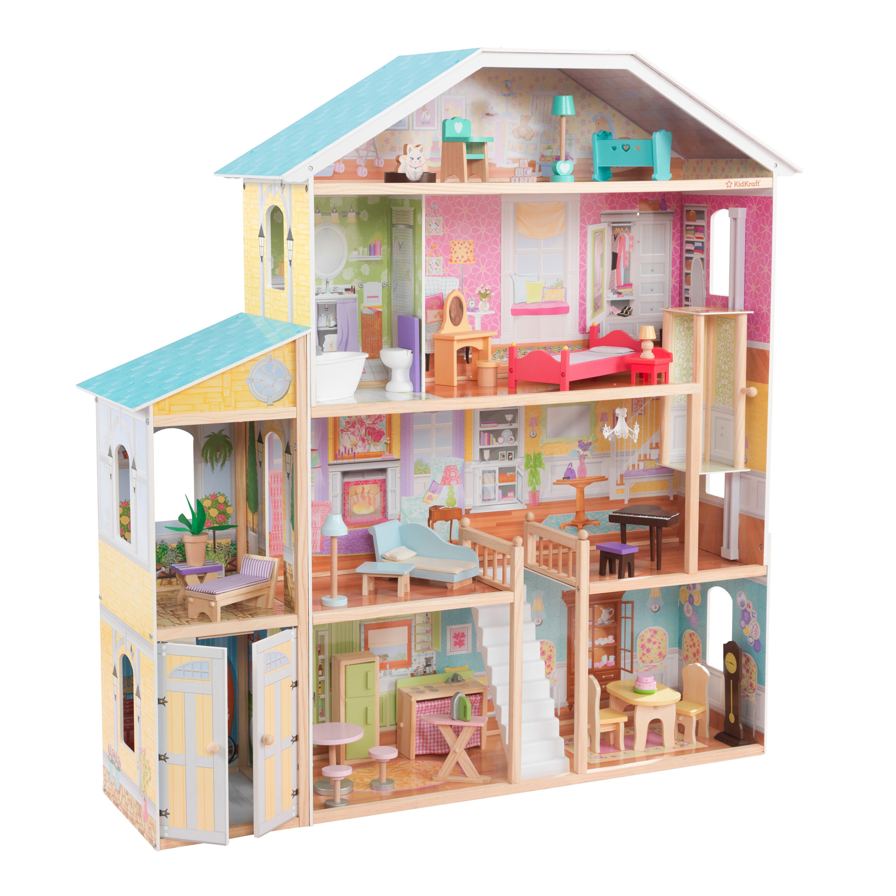 Casa Delle Bambole Barbie Con 4 Zone Pieghevoli Casa Delle Bambole Barbie Con 4 Zone Pieghevoli