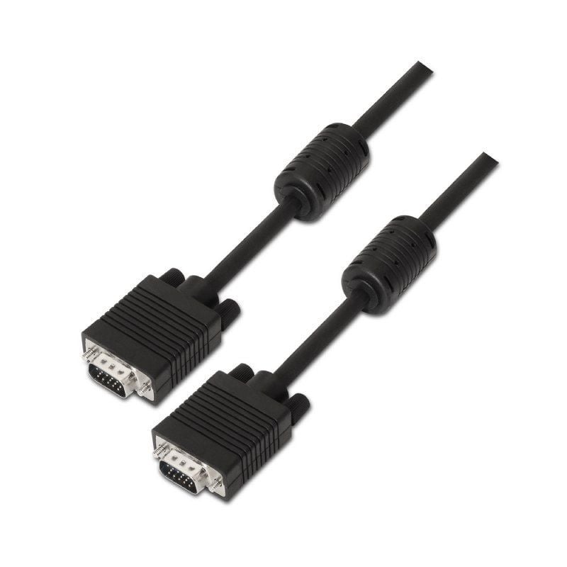 Câble SVGA 3 M Avec Ferrites - Connecteur HDB15 Mâle à Femelle, Blindé, Résolution Jusqu’à 2048x1536 - 3