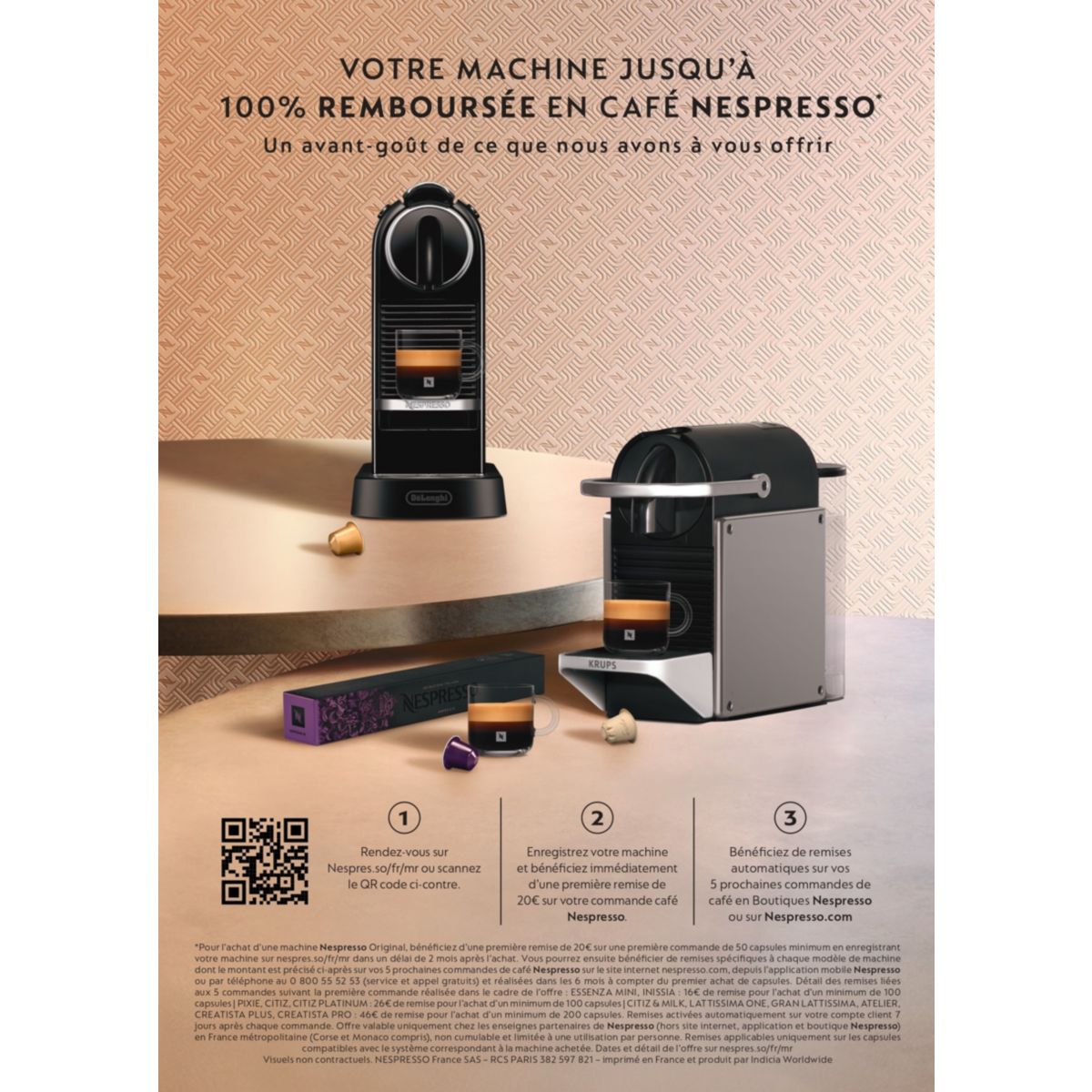 Nespresso DELONGHI EN80.B Inissia Intense Noire - 3