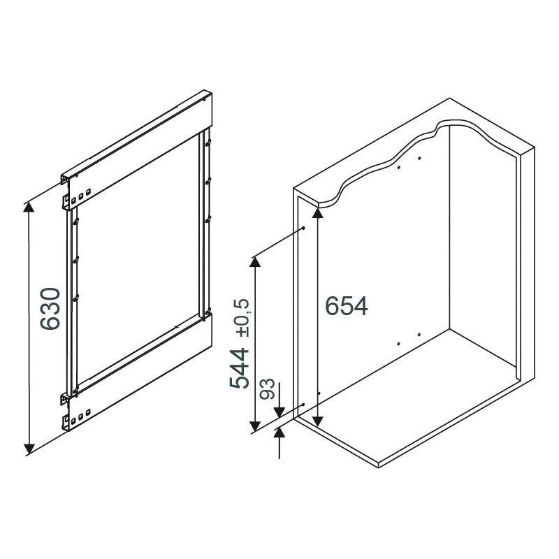 Ferrure comfort ii - Sens : Droit - KESSEBOHMER - 2