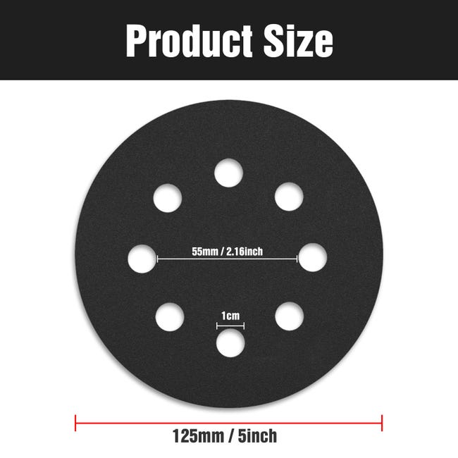 Sourcing Map Lot De 25 Disques Abrasifs Zircone 50 Mm Grain 40 Type R - Disques Ponçage Rapide Pour Meuleuse