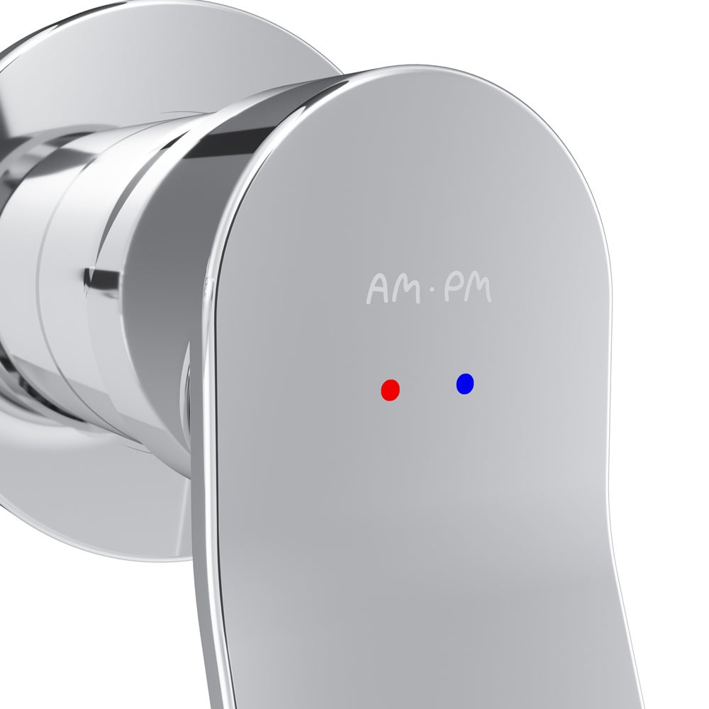 Robinet mitigeur de baignoire à encastrer Robinet Salle de Bain Chromé, FXA72600 AM.PM X-Joy - 8