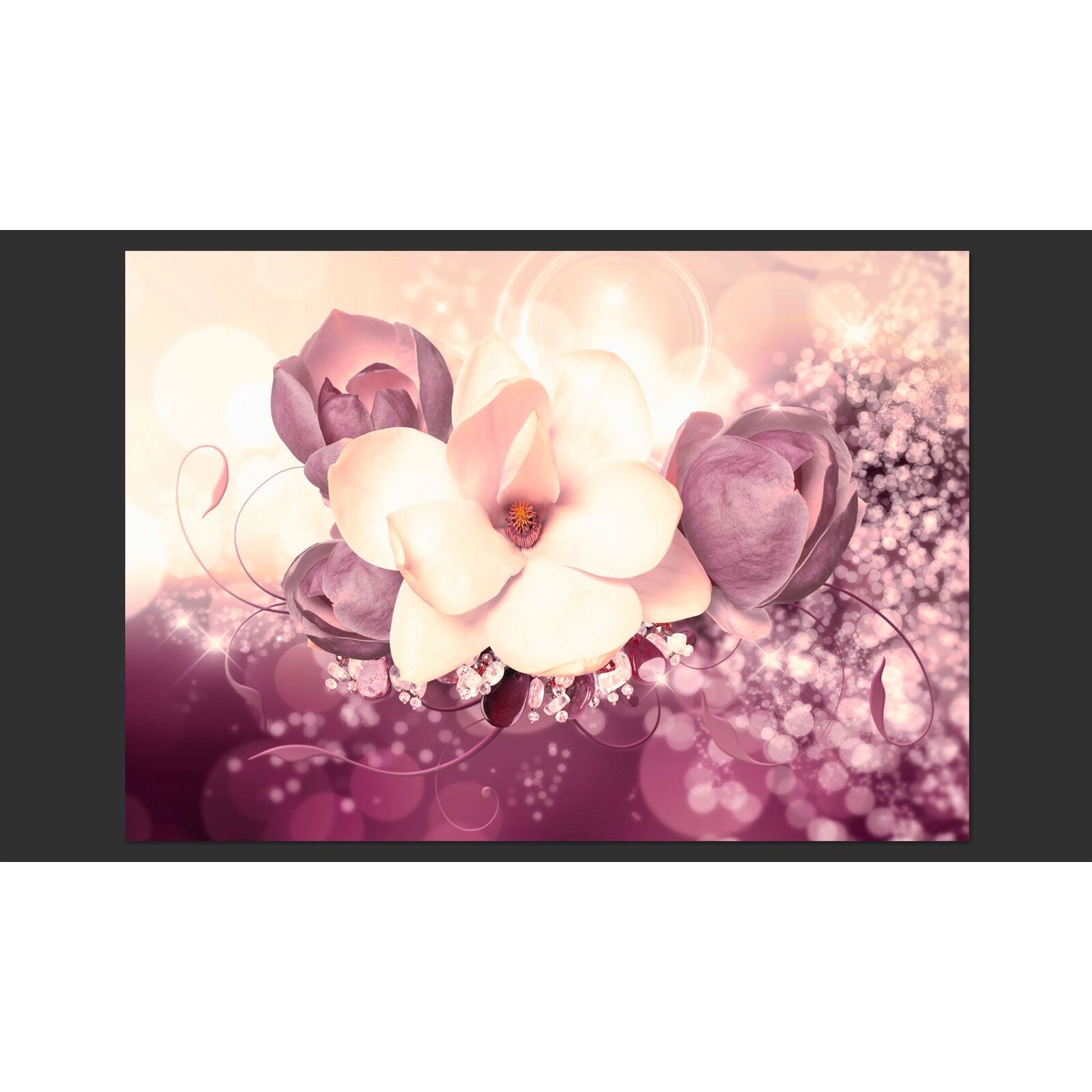 Papier peint charme marron - 400 x 280 cm - 2