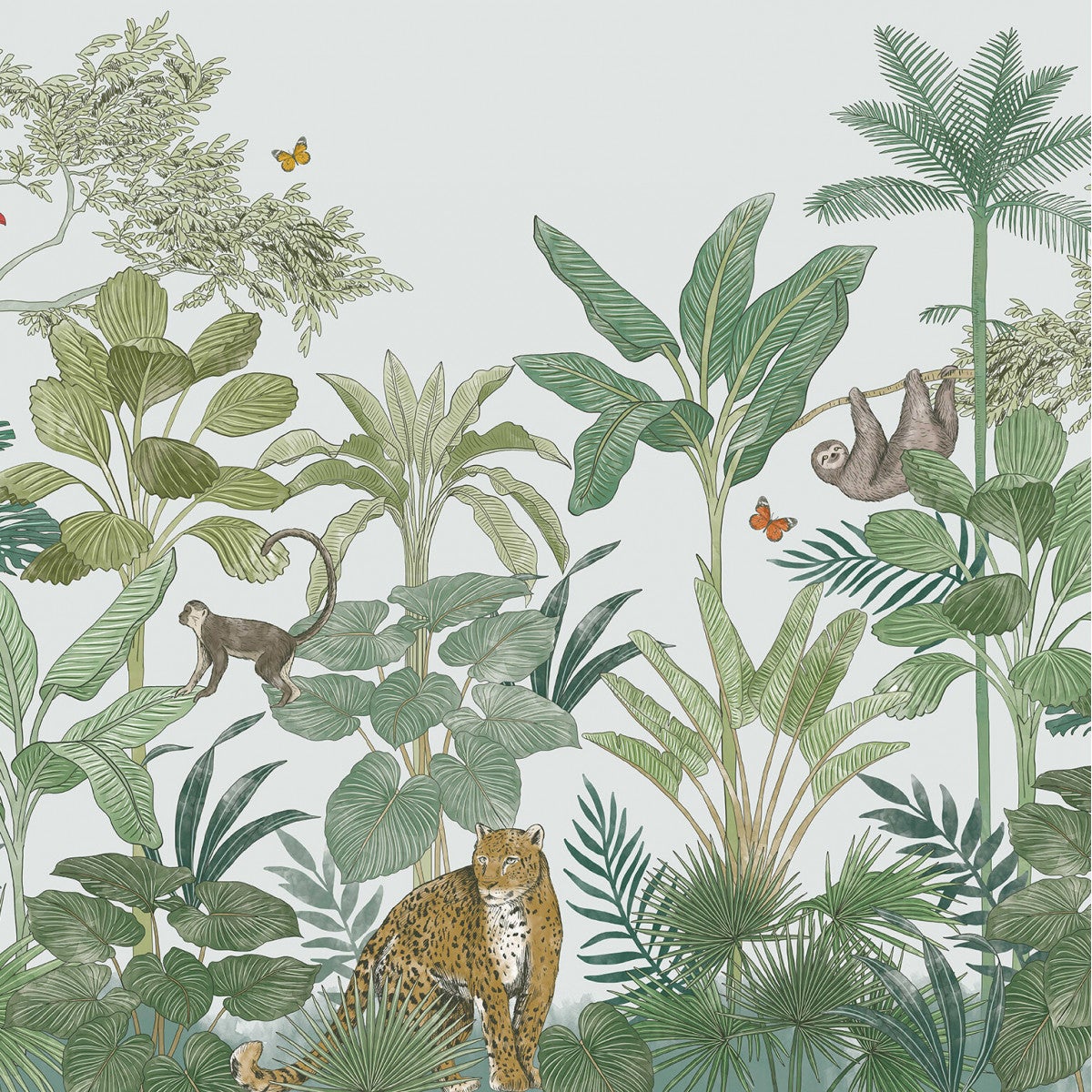 Papier peint intissé panoramique tropical - 3