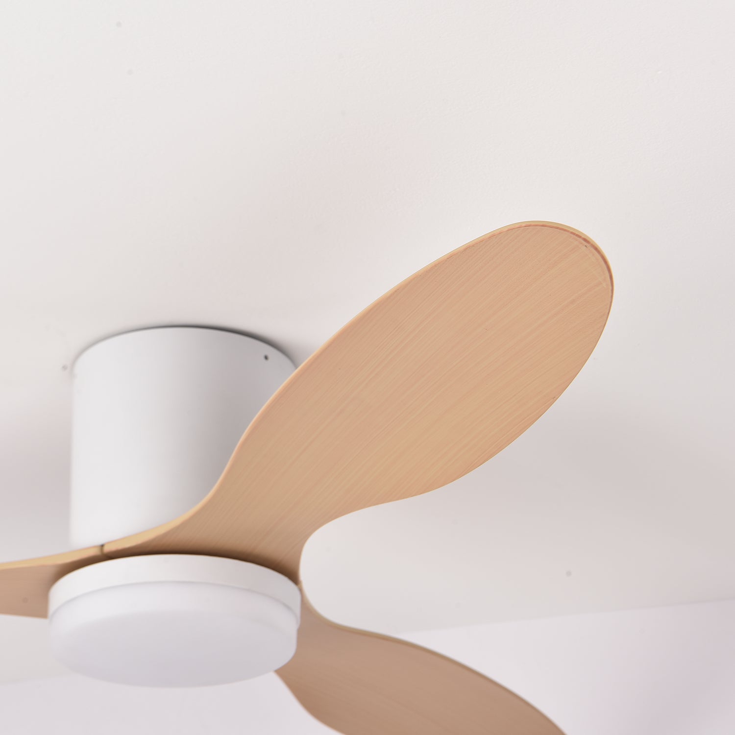 Ventilateur de plafond avec lumière, télécommande/contrôle par application, 6 vitesses de ventilation, minuterie, gradation continue (106 cm) - 7