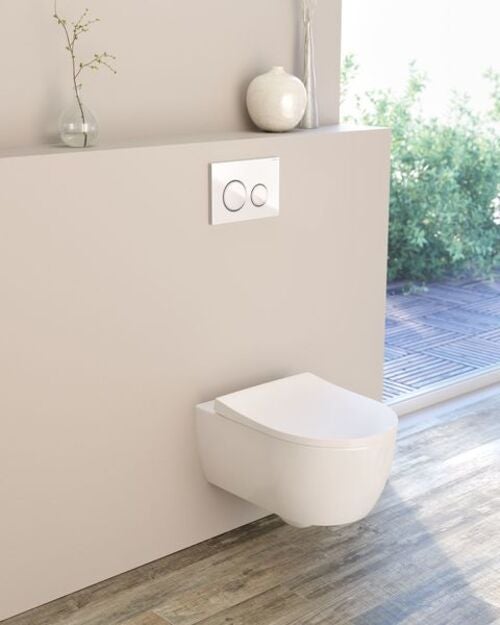 Geberit Icon WC suspendu 35.5x53x33cm à fond creux céramique blanc brillant - 5
