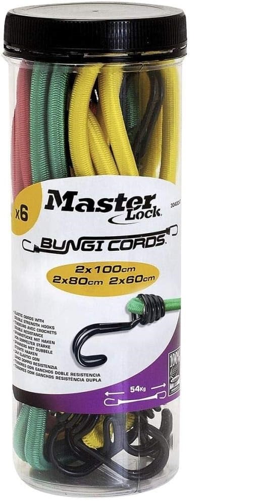 Master Lock Set 6 Pz Corde Elastiche Twin Wire 3040EURDAT - 2