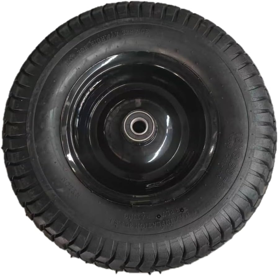 TREPPE Carrinho de carga de 150 kg, carrinho de mão com rodas pneumáticas de 250 x 90 mm para armazém, oficina e mudanças - 4