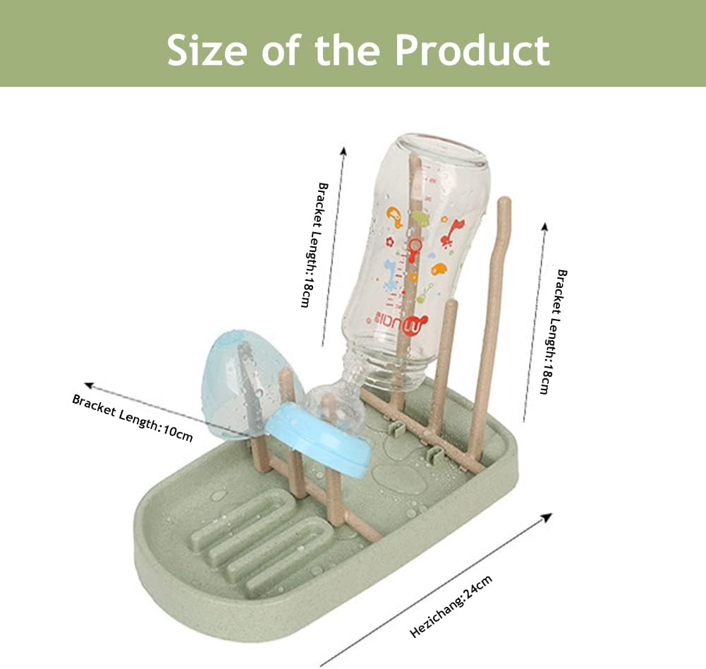 Égouttoir à Biberons Avec Couvercle - Rangement Anti-poussière Et Bac De Vidange Amovible | Boîte De Séchage Pour Bouteilles Bébé, Portable Et Pliable - 11